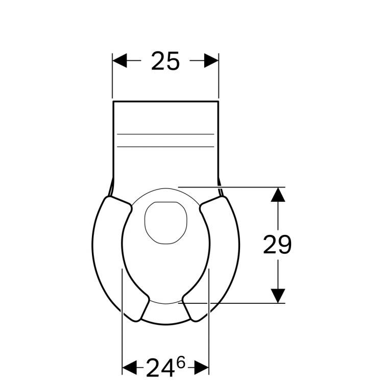 Унитаз Geberit Bambini подвесной для детей, горизонтальный выпуск, 53.5, цвет накладки для сиденья серый [201715000]