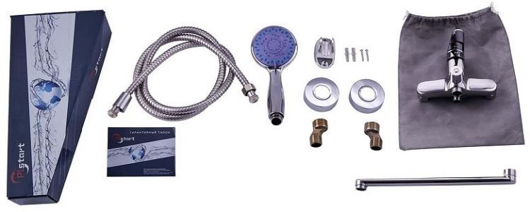 Смеситель для ванны Plstart PD22072 универсальный цвет Хром Смеситель для ванны Plstart PD22072 универсальный цвет Хром