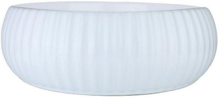 Комплект раковины-чаши Bronze de Luxe 40 1382W со смесителем Tiffany C912 Белая