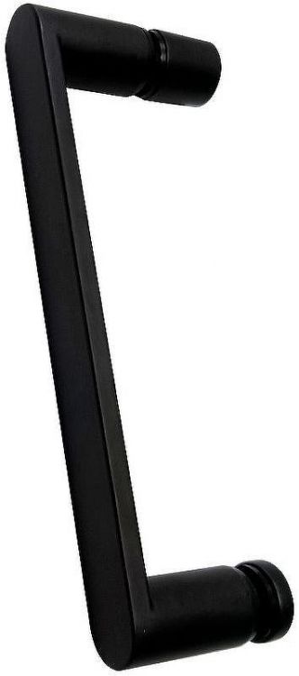 Душевой уголок Abber Sonnenstrand 100x80 AG04100B-S80B профиль Черный стекло прозрачное