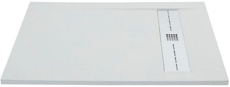 Душевой поддон из искусственного камня Allen Brau Infinity 160x90 8.21007-21 Белый камень