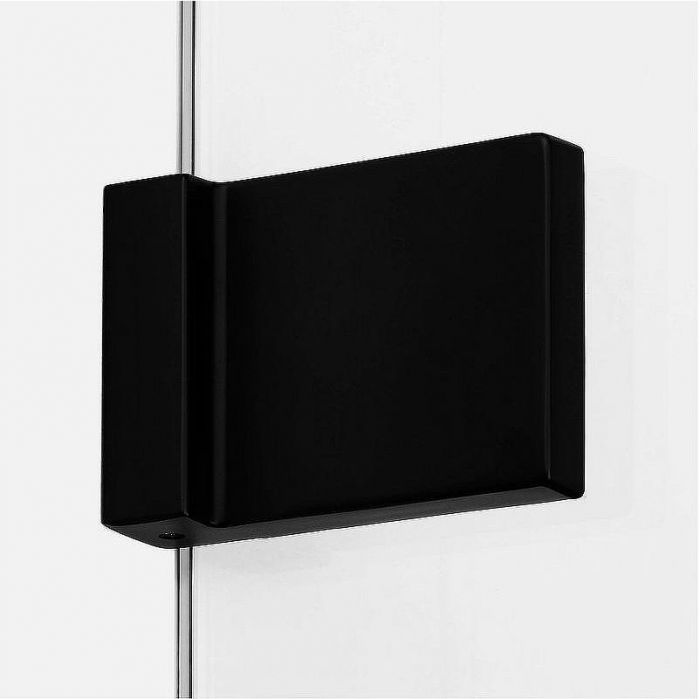 Душевой уголок New Trendy Avexa Black 80х70 R EXK-1561 профиль Черный стекло прозрачное