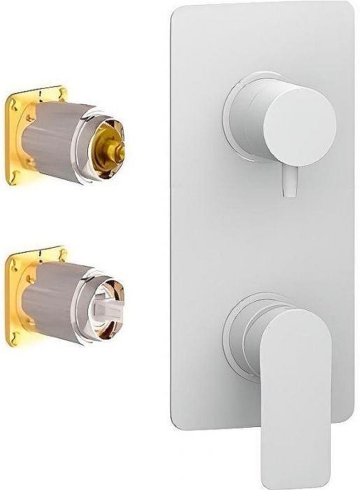 Смеситель для душа Remer Infinity I93KBBO Белый матовый