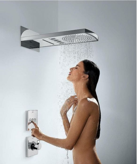 Смеситель для душа Hansgrohe ShowerSelect 15760000 с термостатом Хром