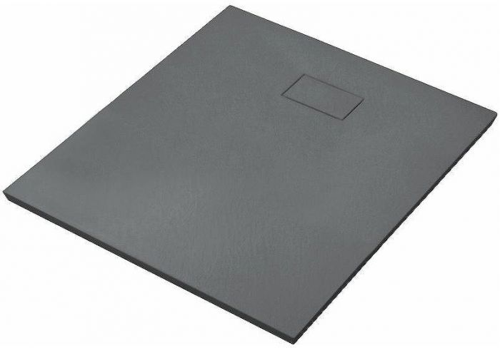Душевой поддон из стеклопластика WasserKRAFT Elbe 80x80 74T02 Черный матовый