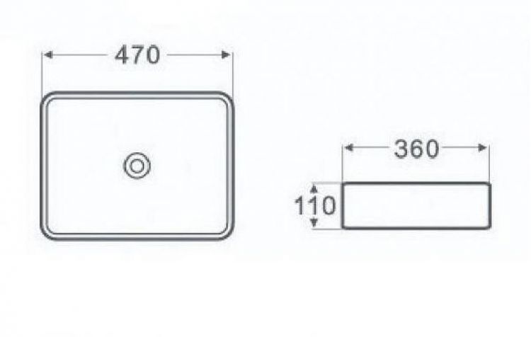 Раковина-чаша Nofer Qtro47 23582 цвет Черный матовый Раковина-чаша Nofer Qtro47 23582 цвет Черный матовый