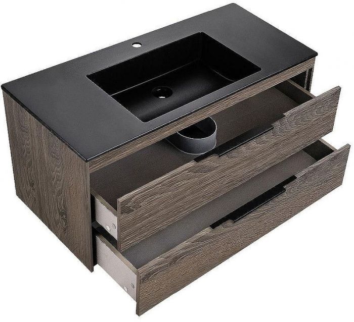 Тумба под раковину Vincea Chiara 2D 100 VMC-2C2100RO подвесная R.Oak
