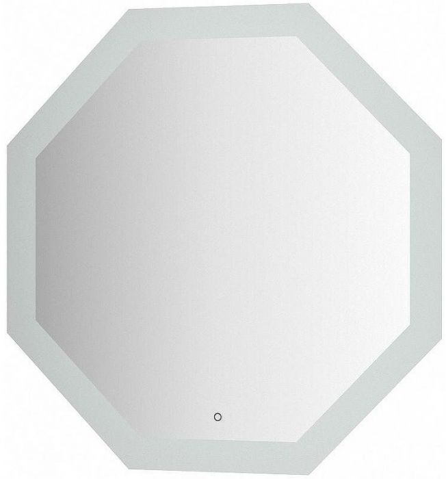 Зеркало Evoform Ledshine 100x100 BY 2607 с подсветкой 32 W - сенсорный выключатель - нейтральный белый свет