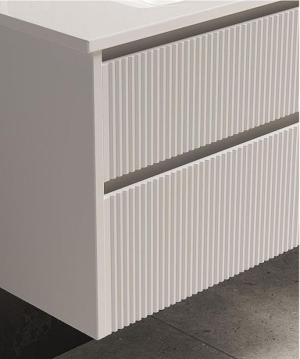 Тумба с раковиной SanVit Рольф 2 75 krolf2075 подвесная Белый глянец