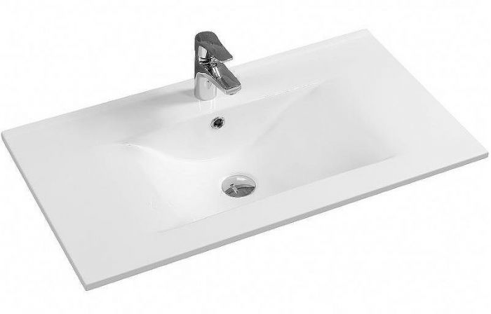 Тумба с раковиной SanVit Рольф 2 75 krolf2075 подвесная Белый глянец