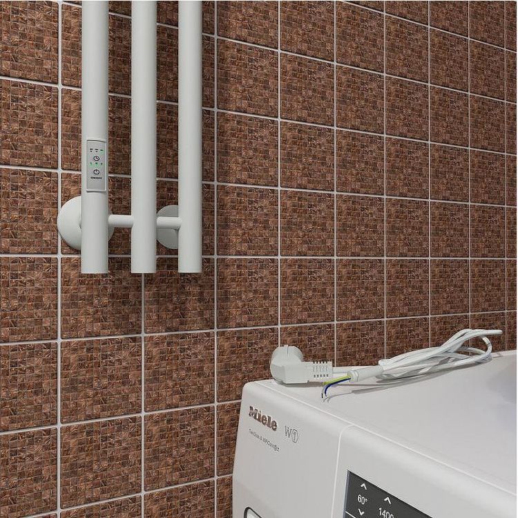 Электрический полотенцесушитель Маргроид Inaro 1200x120 Inaro-12012-1049-9016L левый Белый матовый