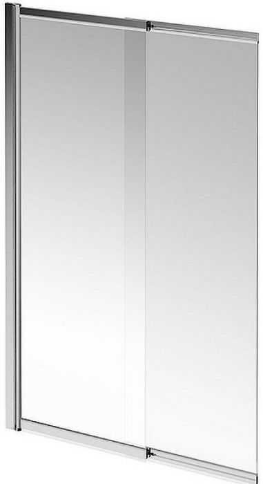 Шторка на ванну Kerama Marazzi Vetro 100 VE.100.BSD.CR профиль Хром стекло прозрачное