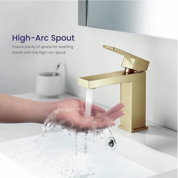 Смеситель для раковины Timo Selene 2061/17F Золото матовое