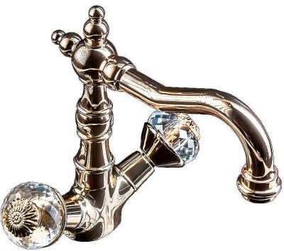 Смеситель для раковины Boheme Flora 292-FL Золото