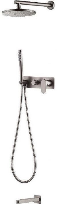 Душевая система Boheme Spectre 454-2-NB Никель брашированный