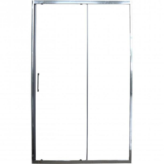 Душевая дверь Ceruttispa Gloria D120 профиль Хром стекло прозрачное