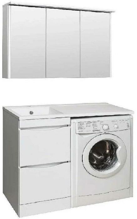 Тумба под раковину Runo Орион 105 00-00000145 Белая