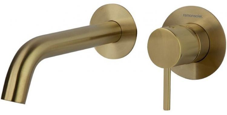 Смеситель для раковины Ramonsoler Odisea 392101OC Золото брашированное Смеситель для раковины Ramonsoler Odisea 392101OC Золото брашированное