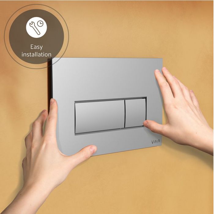 Клавиша смыва Vitra Root Square 740-2380 Хром