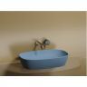 Умывальник CERAMICANOVA Element чаша накладная овальная (цвет Голубой Матовый) CN6049ML
