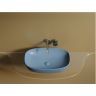 Умывальник CERAMICANOVA Element чаша накладная овальная (цвет Голубой Матовый) CN6049ML