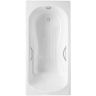 Чугунная ванна Delice Haiti Luxe 160х80 DLR230637R-AS с отверстиями под ручки с антискользящим покрытием