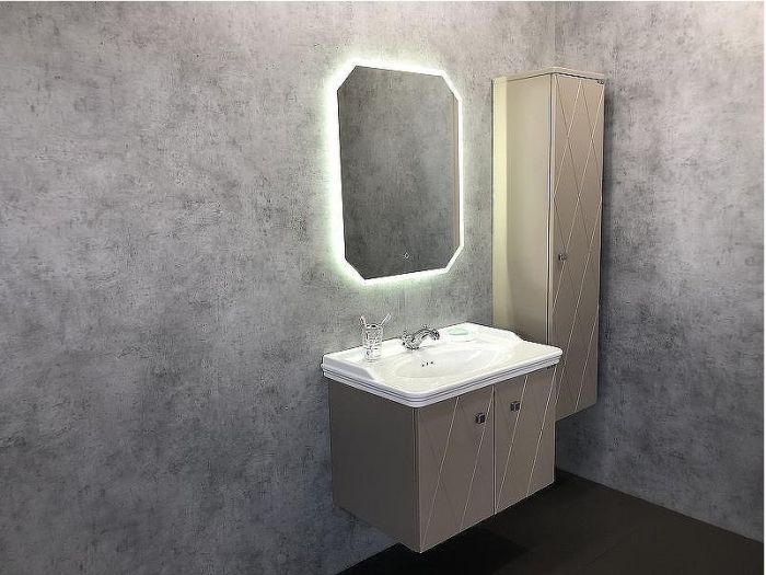Тумба с раковиной Comforty Кремона 80 00-00001040 подвесная Латте