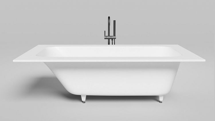 Ванна из искусственного камня Salini Orlanda Kit Plus 190х100 102124M Белая матовая Ванна из искусственного камня Salini Orlanda Kit Plus 190х100 102124M Белая матовая