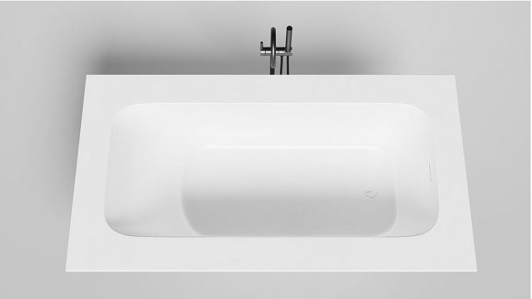 Ванна из искусственного камня Salini Orlanda Kit Plus 190х100 102124M Белая матовая Ванна из искусственного камня Salini Orlanda Kit Plus 190х100 102124M Белая матовая
