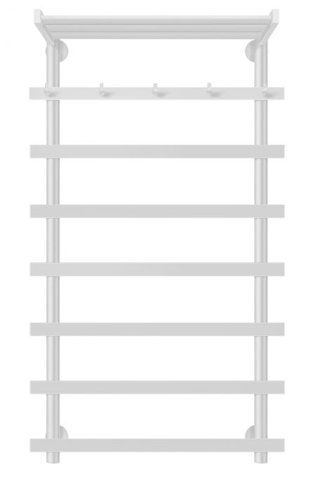 Полотенцесушитель электрический Secado Понтида 1 КСП 100x60x70 белый матовый