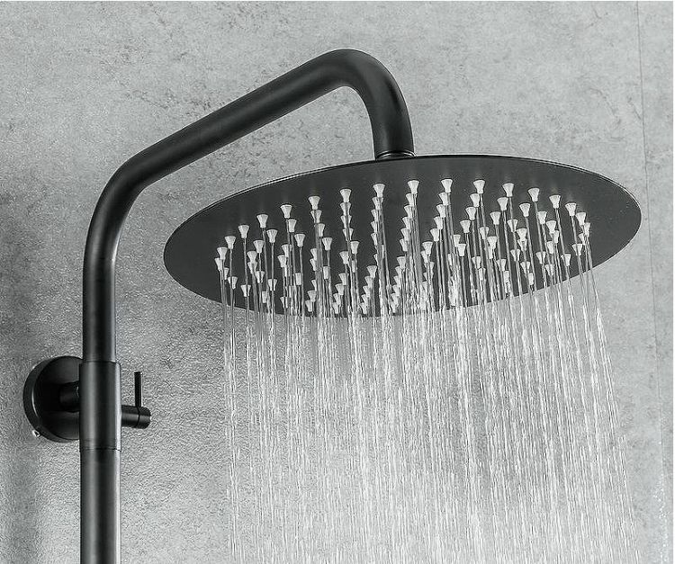 Душевая система Frap H801 F24801-6 Черная матовая Душевая система Frap H801 F24801-6 Черная матовая