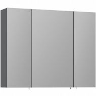Зеркальный шкаф Orka Likya 80 3001088 с подсветкой Антрацит матовый