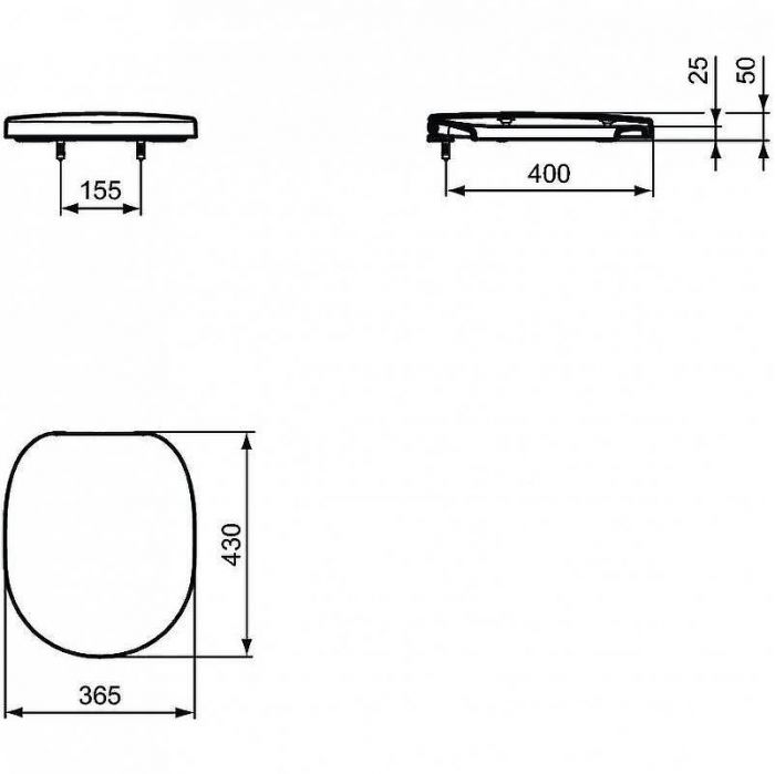 Унитаз Ideal Standard Connect W941102 подвесной с сиденьем Микролифт