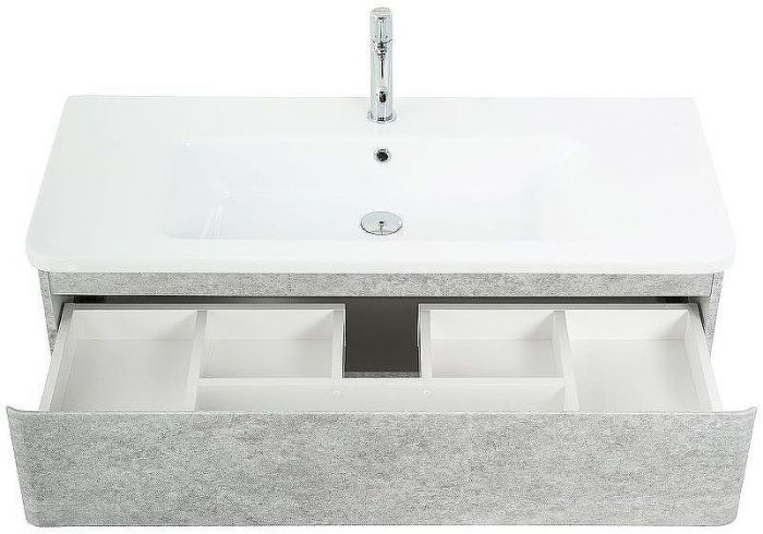 Тумба под раковину BelBagno 105 ALBANO-CER-1050-2C-SO-CVG подвесная Cemento Verona Grigio