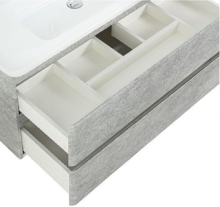 Тумба под раковину BelBagno 105 ALBANO-CER-1050-2C-SO-CVG подвесная Cemento Verona Grigio