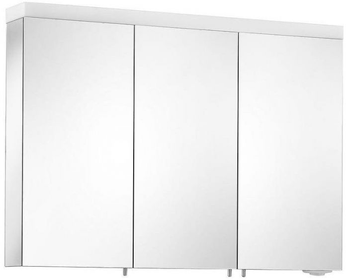 Зеркальный шкаф Keuco Royal Reflex.2 100 24204 171301 с подсветкой Серебрянный