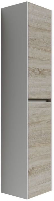 Шкаф-пенал SANCOS Smart подвесной, дуб бардолино/белый 350х300х1600, PSM35E