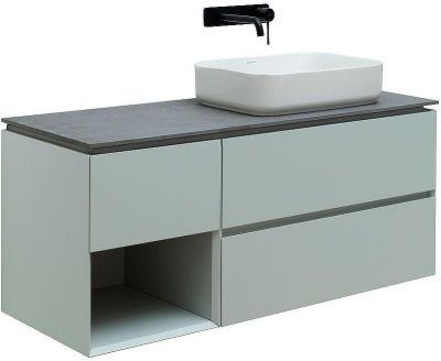 Тумба под раковину Allen Brau Infinity 120 R 1.21007.PWM подвесная Папирус матовый