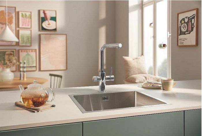 Смеситель для кухни Grohe Blue Pure Minta 30590000 Хром