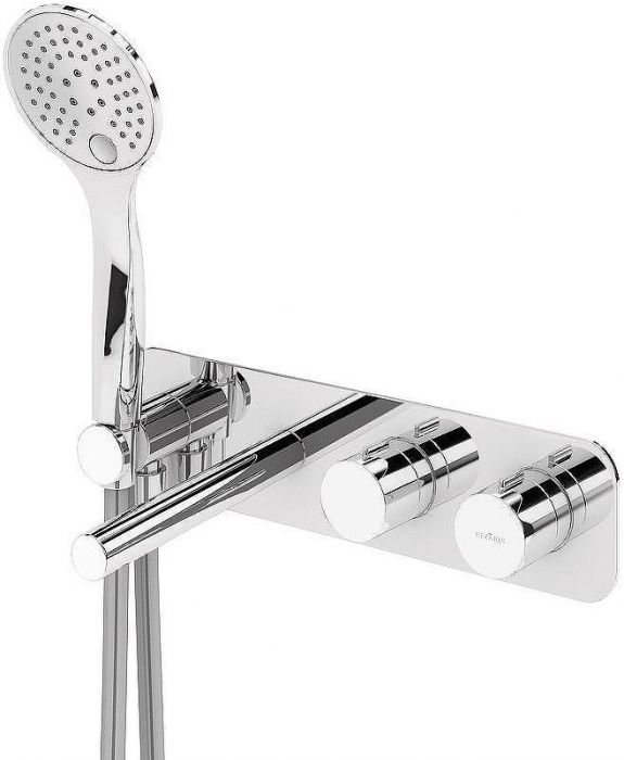 Смеситель для ванны Cezares Czr CZR-B-VDM1-T-01 с термостатом Хром