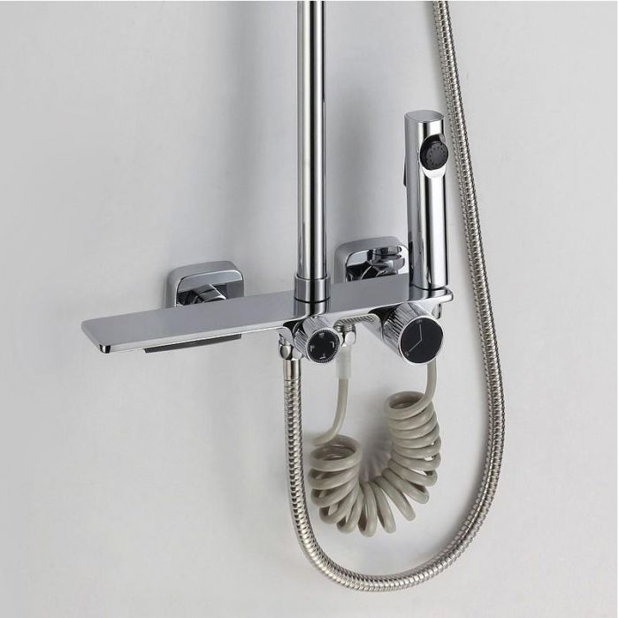 Душевая система D-Lin D10A13 цвет Хром