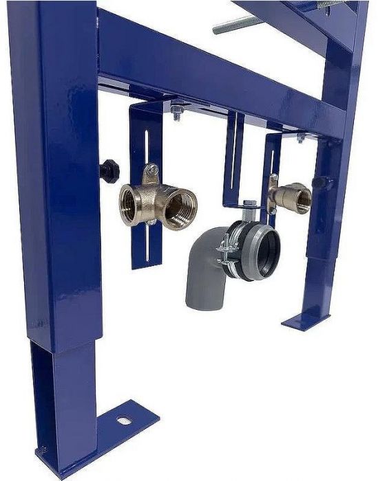 Инсталляция Berges Atom 049216 для биде Синяя