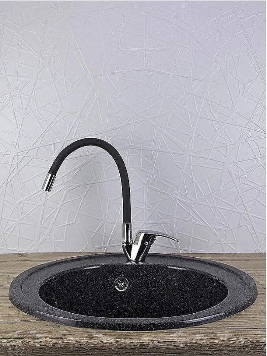 Смеситель для кухни Viko V-3224 Хром Черный