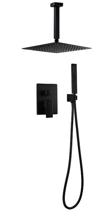 Душевая система FILARETE Fing FL1044BL цвет Черный матовый