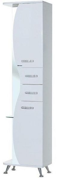 Шкаф пенал Bellezza Рио 50 R 4623606021017 Белый