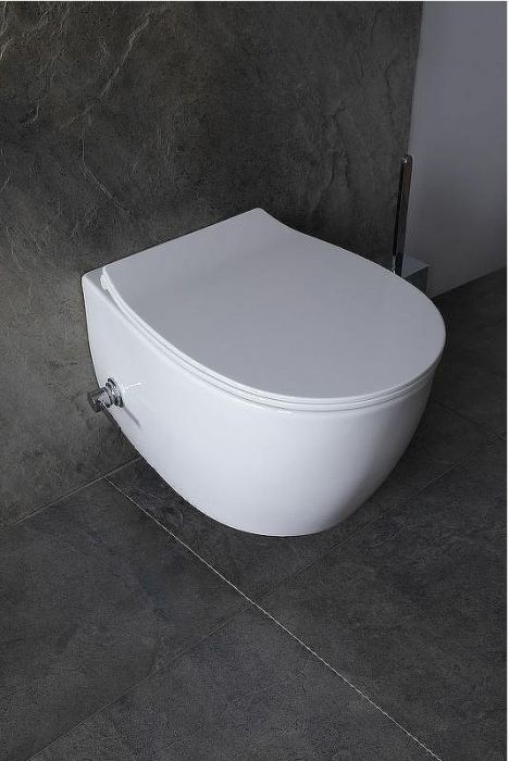 Унитаз биде Allen Brau Fantasy 4.11HC1.20 подвесной Белый без сиденья