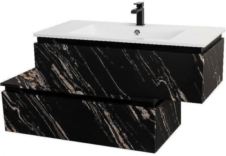 Тумба Cezares Slider 100 SLIDER-1000-1C-PI-NF-P Черный фьюжн