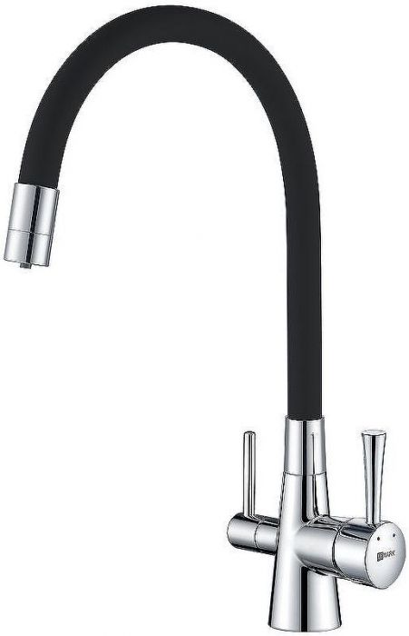 Смеситель для кухни Lemark Comfort LM3075C085 Хром Черный