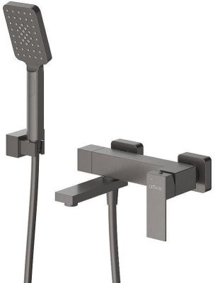 Смеситель для ванны Cezares Slider SLIDER-VD-GM Оружейная сталь