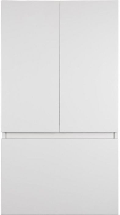 Подвесной шкаф Misty Амур 60 Э-Ам08060-012Бк над стиральной машиной Белый